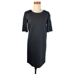 COS  Little black shift dress simple classy XS elbow sleeves